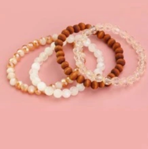 BOHO bead bracelet set NEW - Picture 2 of 4